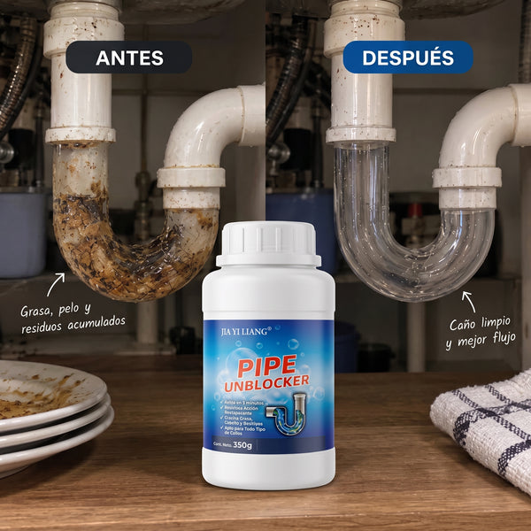 Pipe Unblocker - Polvo destapacaño
